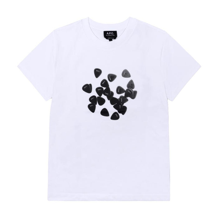 A.P.C. White Unisex Short Sleeve T-Shirt