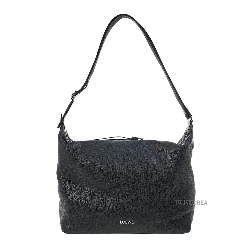 LOEWE Women’s Cubi Crossbody Bag Black Leather