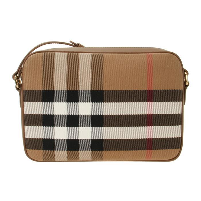 BURBERRY House Check Large Camera Bag Shoulder Bag