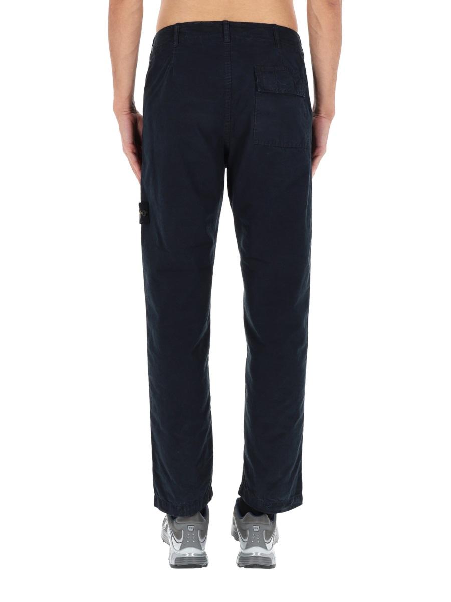 STONE ISLAND Beige Wool-Blend Suit Trousers