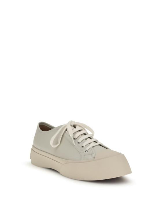 Marni Avorio Leather Low-Top Sneakers for Men