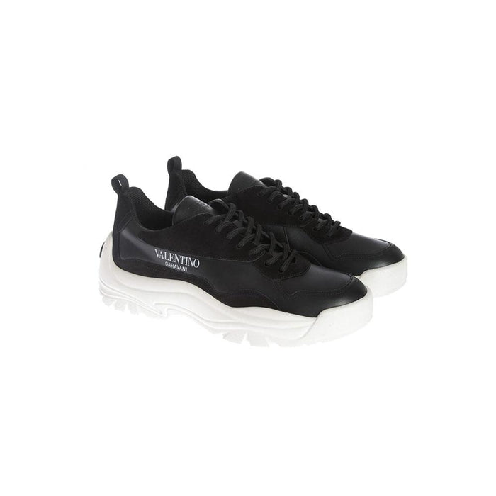VALENTINO 15th Anniversary Logo Black Low-Top Sneakers