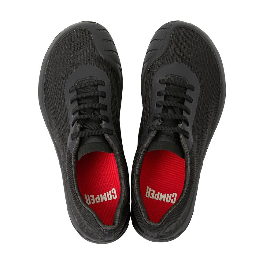 Camper Peu Path Plus Leather Low-Top Sneakers Women Black