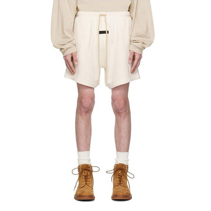 Fear of God Essentials Ivory Sweat Shorts Unisex