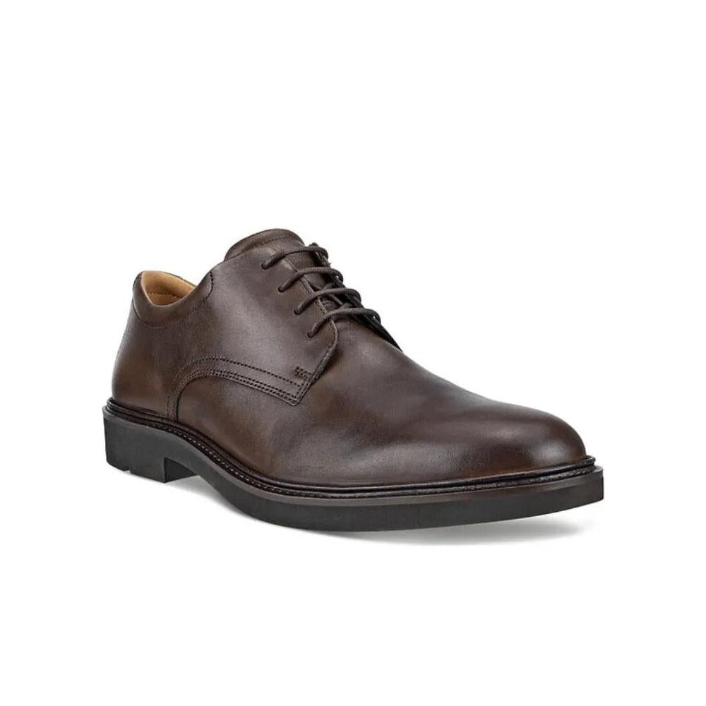 ecco Brown Leather Metropole London Oxford Dress Shoes for Men