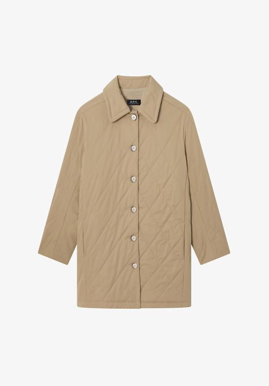 A.P.C. Wool Blend Malla Coat Black Women’s F01560 BAA