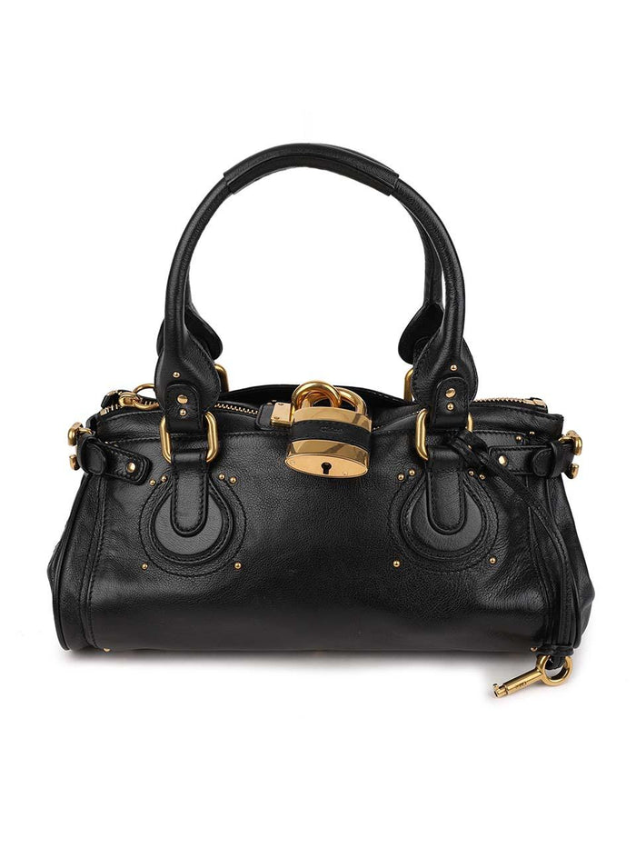 Chloe Grained Leather Paddington Tote Bag CH25WS802P75001