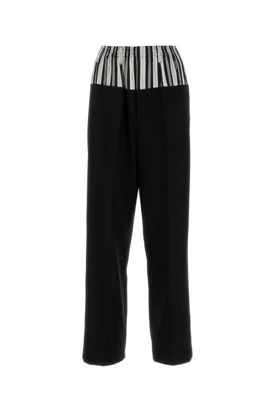 FENDI Black Straight Classic Pants FR6535 AWZB F0GME