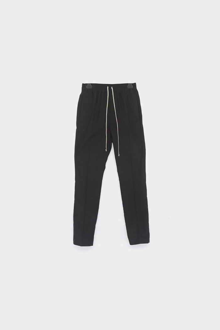 Rick Owens Drawstring Slim Long Drop-Crotch Men's Pants RU01E5390 P 09