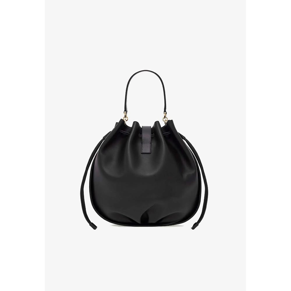 Ferragamo HUG Leather Bucket Shoulder Bag