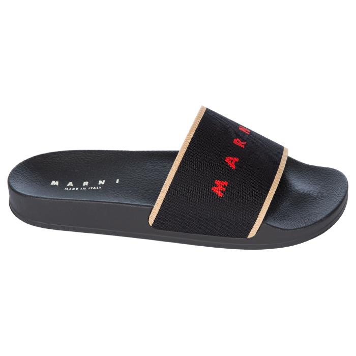 Marni Men’s Logo Slide Sandals