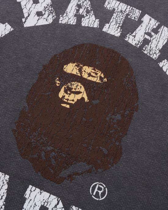 BAPE Charcoal Long Sleeve Sweatshirt 0ZXSWM308131 PCCX