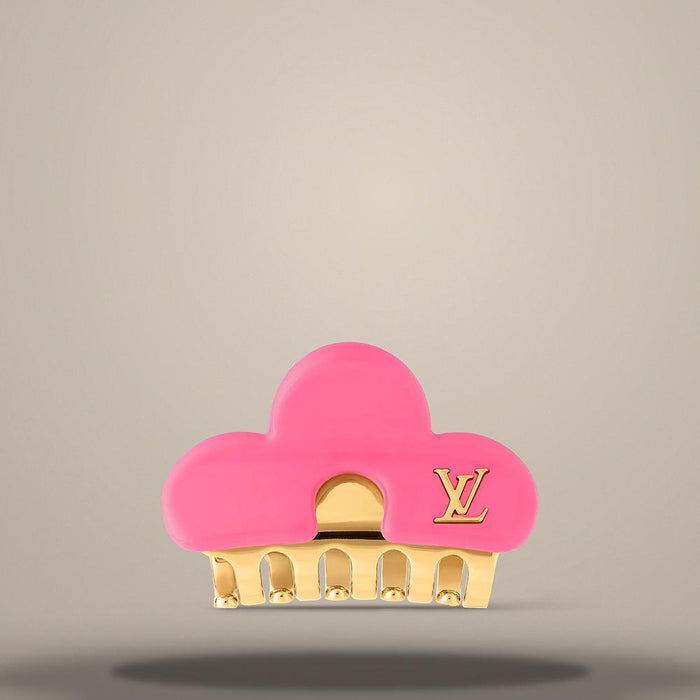 Louis Vuitton Pink LV Hair Clip Accessory M03028