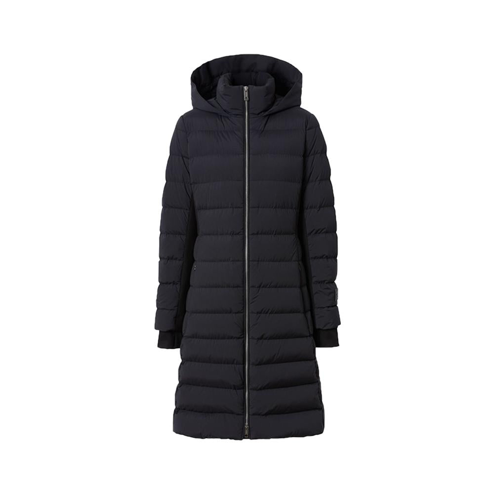 BURBERRY Black Hooded Down Puffer Coat