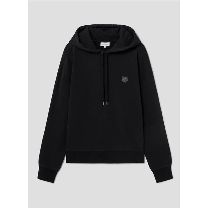 Maison Kitsune Fox Hoodie T-Shirt Black Men LM00705KM0001