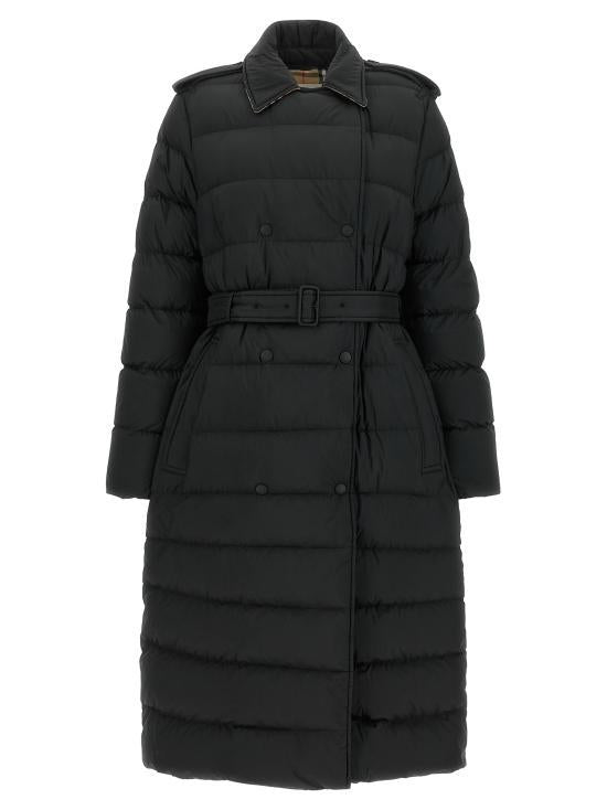 BURBERRY Black Down Puffer Jacket for Men