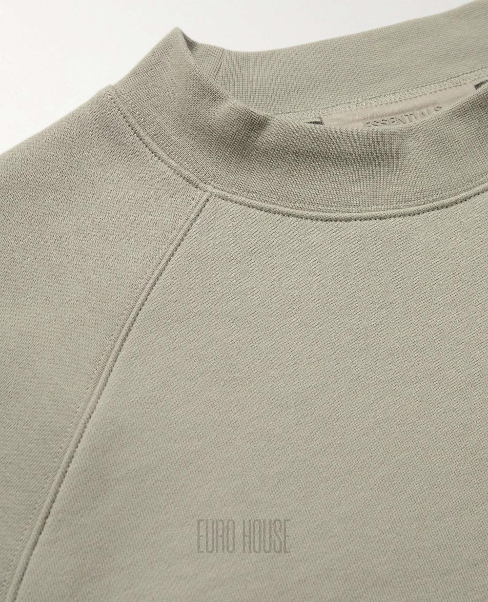 Fear of God Essentials Logo Appliqué Sweatshirt Light Gray Men