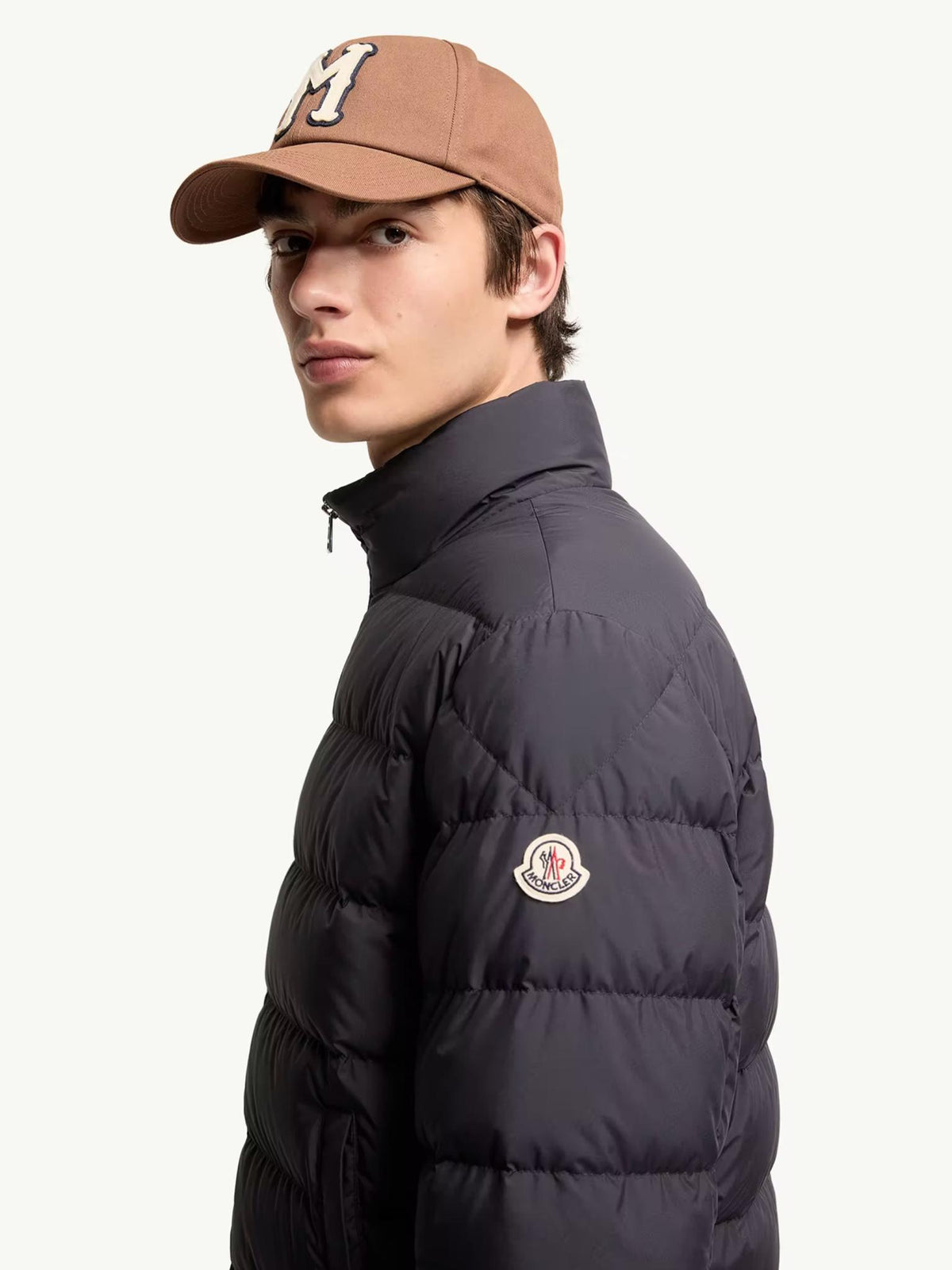 Moncler Navy Down Puffer Jacket for Men