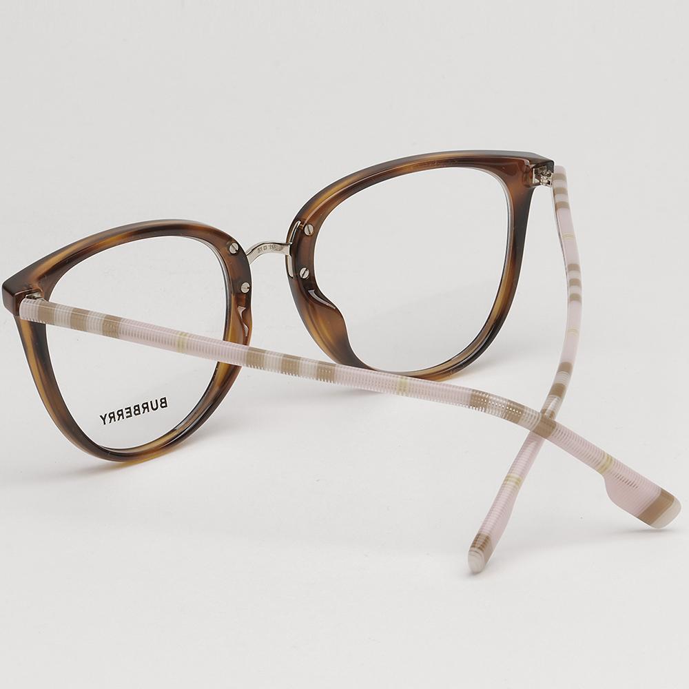 BURBERRY Havana Round Acetate Eyeglasses Frames Unisex BE2366U 4019