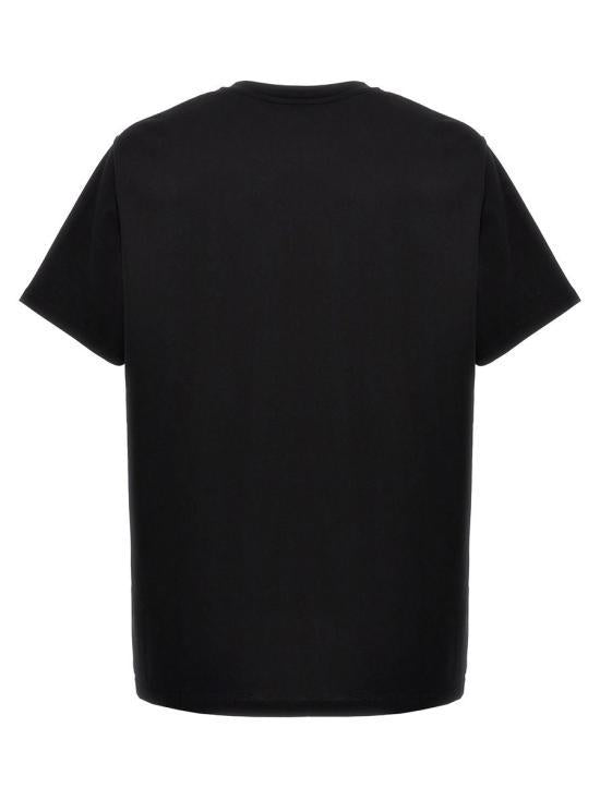Balmain Short Sleeve T-Shirt Black Cotton Men’s Tee CH1 EG010 BC22