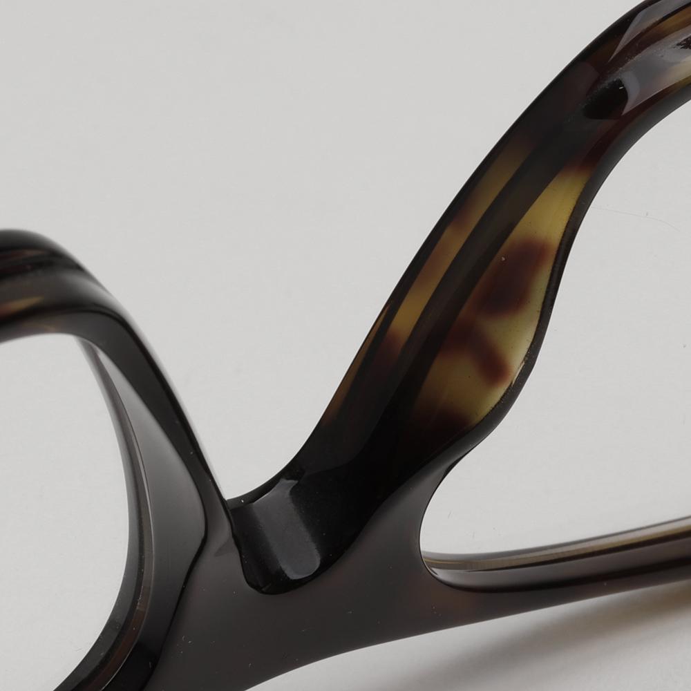 CELINE Translucent Tortoise Square Acetate Eyeglass Frames Unisex CL50014I 052