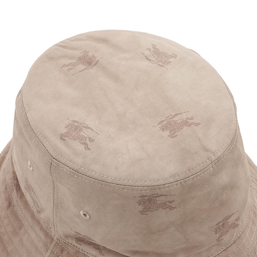 BURBERRY EKD Technical Cotton Bucket Hat Navy Unisex