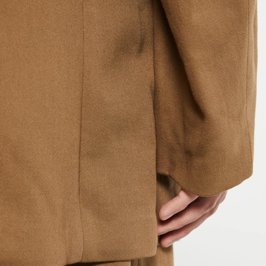 OUR LEGACY Olive Broken Satin Blazer Jacket for Men
