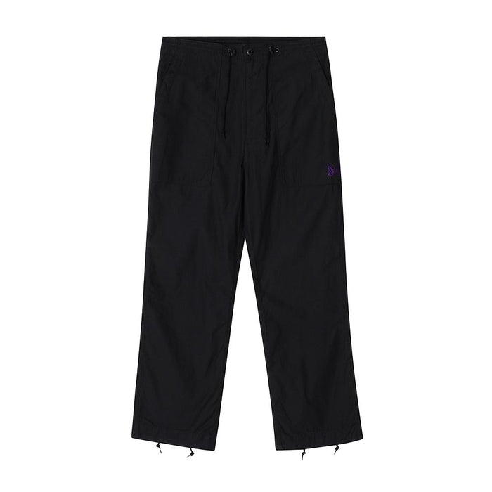 NEEDLES Reverse Satin String Fatigue Pants Men’s Joggers RW217 BBlack