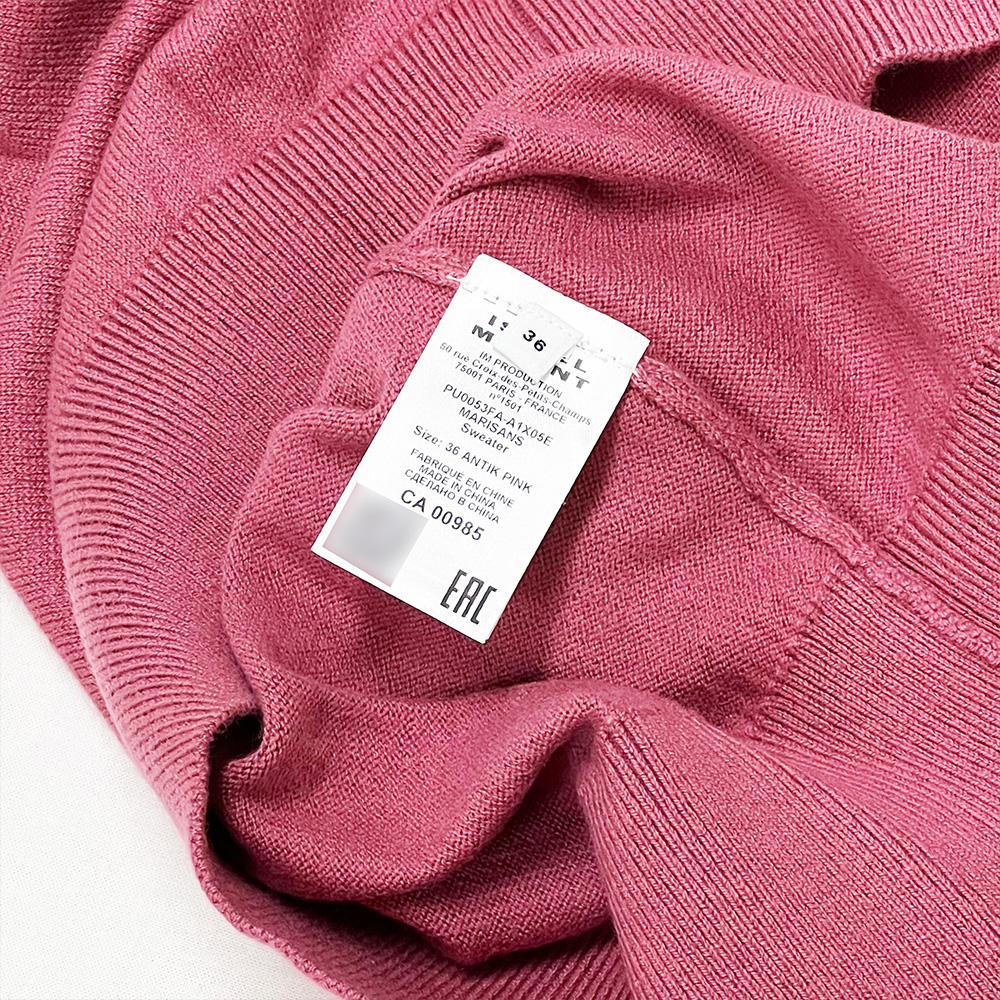 Isabel Marant Antique Pink Round Neck Knit Sweater PU0053FAA1X05E 40AK