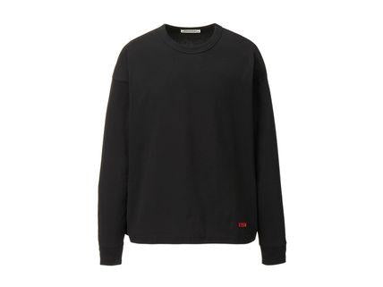 Onitsuka Tiger Long Sleeve Sweatshirt Top for Men 2183B543 001 BLACK DOM