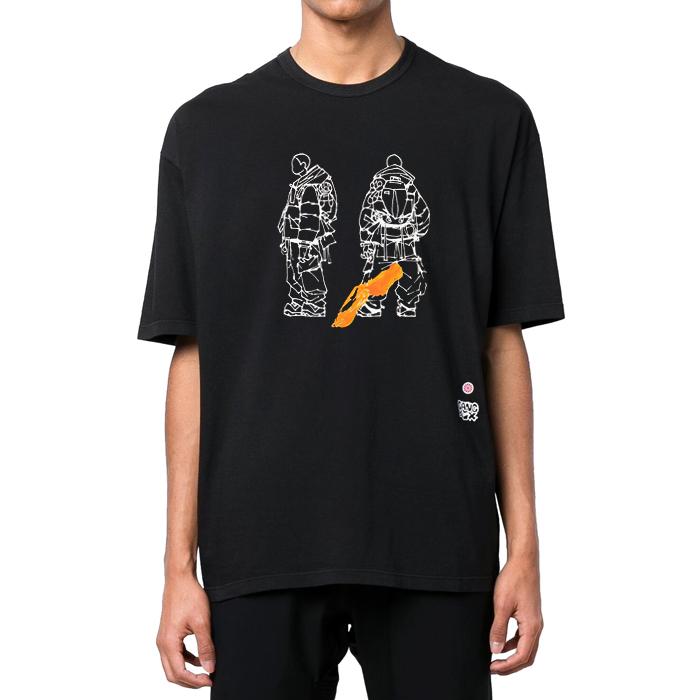 Ten C Short Sleeve Crewneck Cotton T-Shirt 22CTCUH02094 A06338