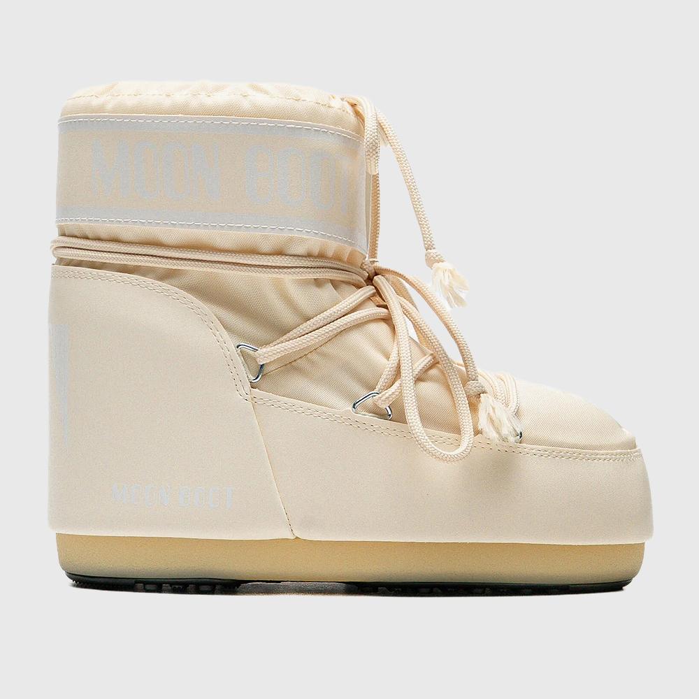 MOON BOOT Icon Low Nylon Boots Cream Women’s Winter Boots 1409340 L002
