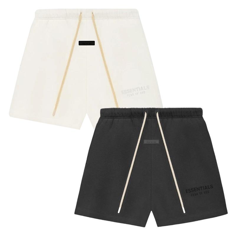 Fear of God Essentials Small Logo Black Sweat Shorts Unisex