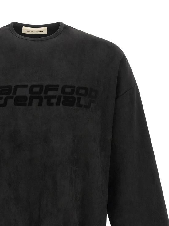 Fear of God Vintage Black Long Sleeve Sweatshirt 192 HO 256731