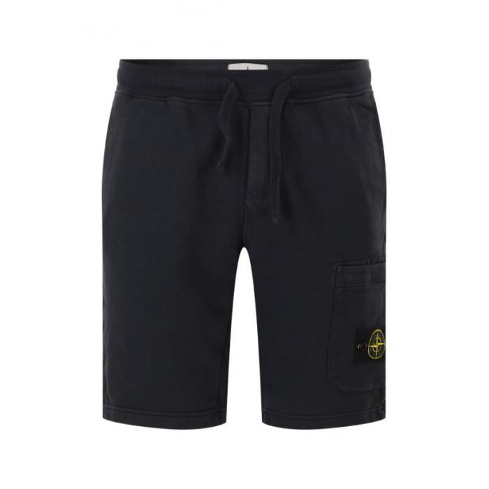 STONE ISLAND Men's Cotton Fleece Regular Fit Sweat Shorts