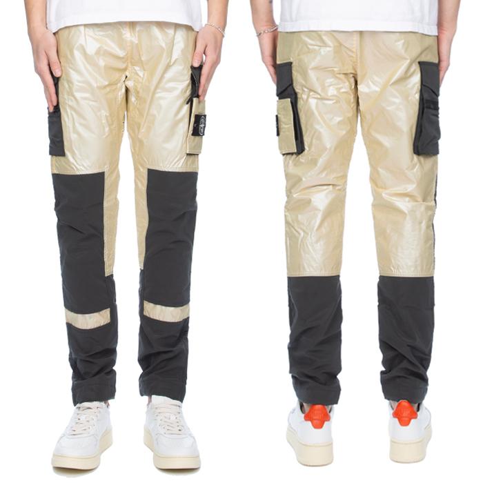 STONE ISLAND Nylon Metal Cargo Pants with Logo Patch 6915315M1 V0038