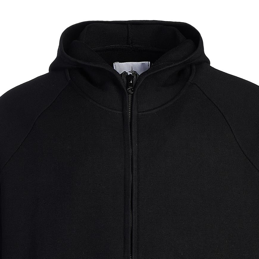 STONE ISLAND Men’s Knit Hoodie Zip-Up Jacket with Logo Patch 7915563A6 V0029 1