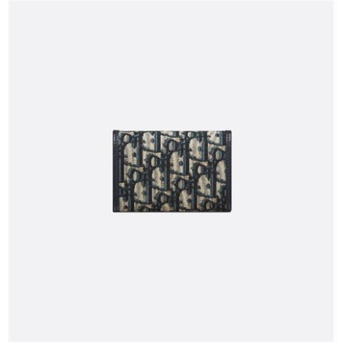 DIOR 30 Montaigne Glycine Oblique Compact Wallet S2300UTZQ