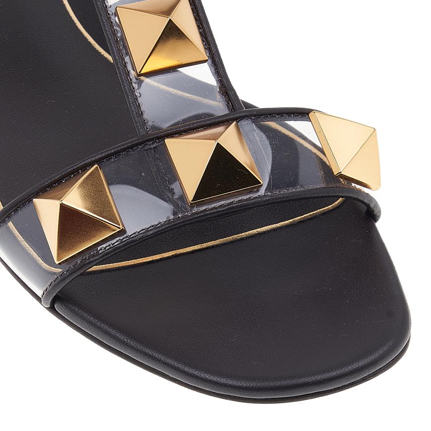 VALENTINO Garavani Women’s Roman Stud Sandals White Leather
