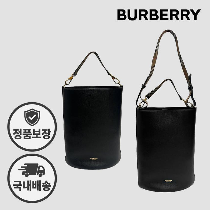 BURBERRY Medium Bucket Crossbody Bag Black 80840361