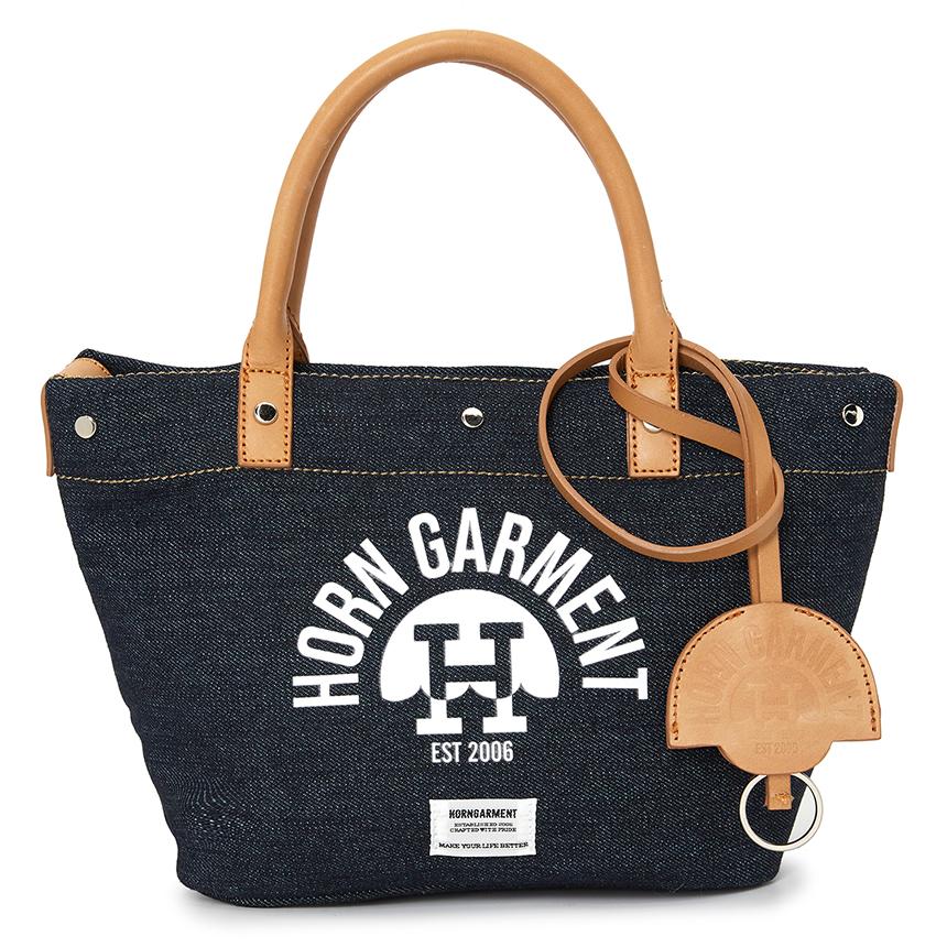 HORN GARMENT Women's Denim Tote Bag HCS 3A SB05 INDIGO