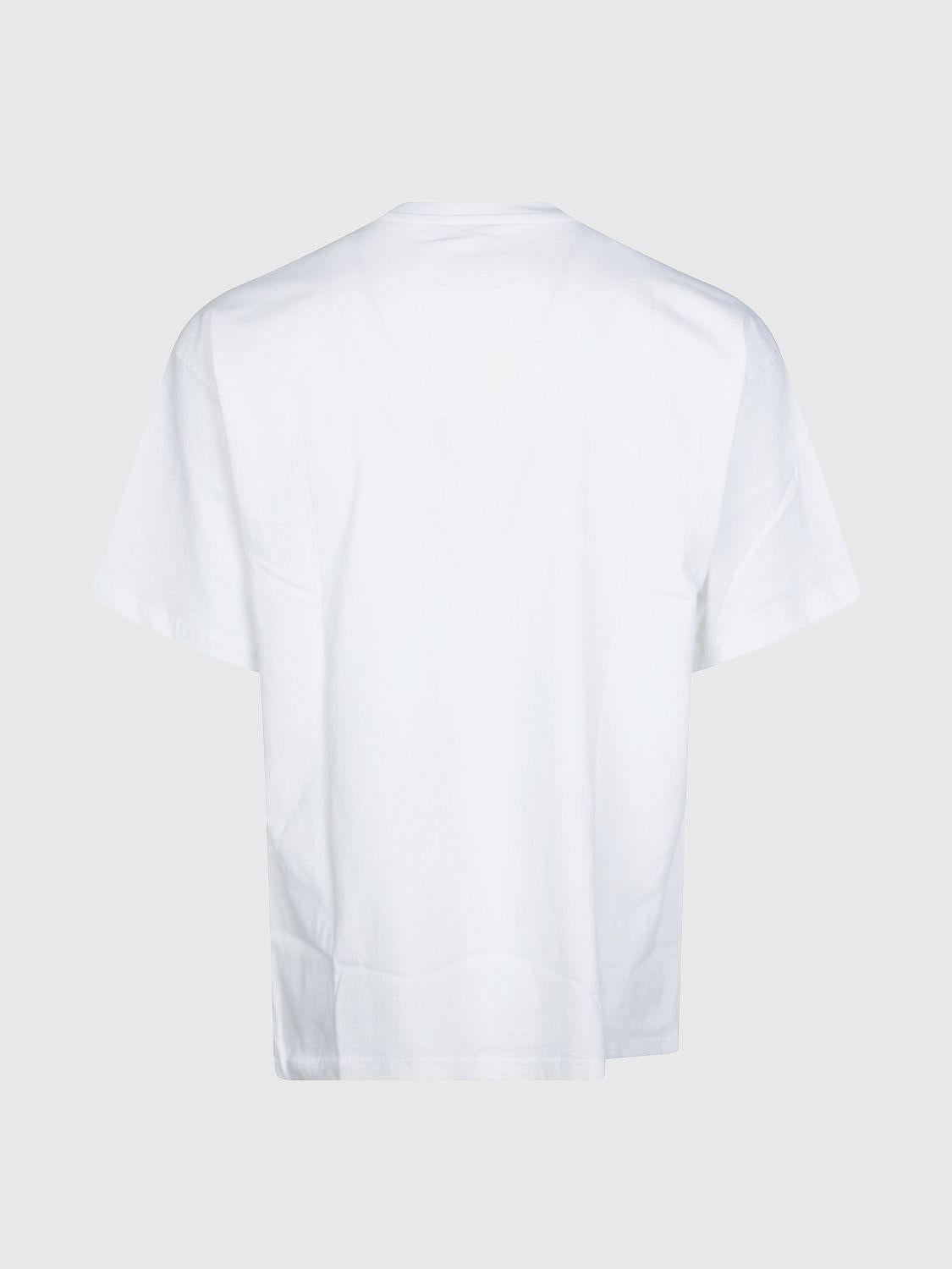 DIESEL Short Sleeve Cotton T-Shirt White Men’s