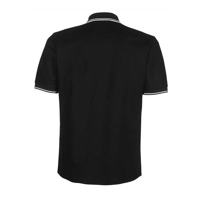 Duvetica Logo Lining Polo Shirt Black Men's