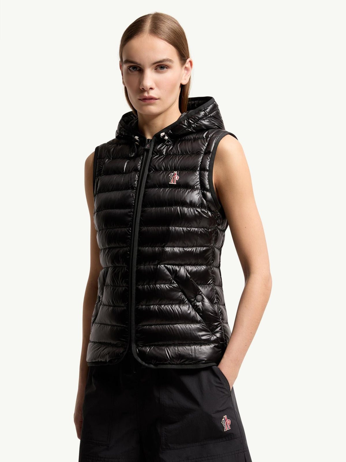 Moncler Black Down Puffer Jacket for Women