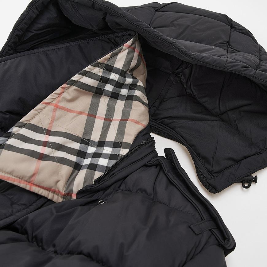 BURBERRY Women’s Mid-Length Hooded Down Puffer Jacket 8110313 W KENT A1189