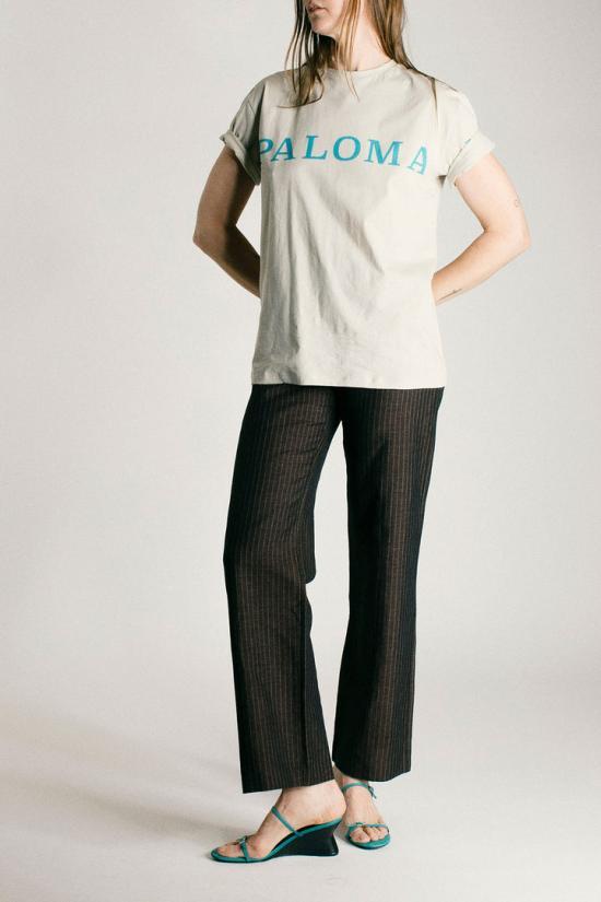 Paloma Wool Straight Classic Pants for Women WK2102323 MARRONE DOM