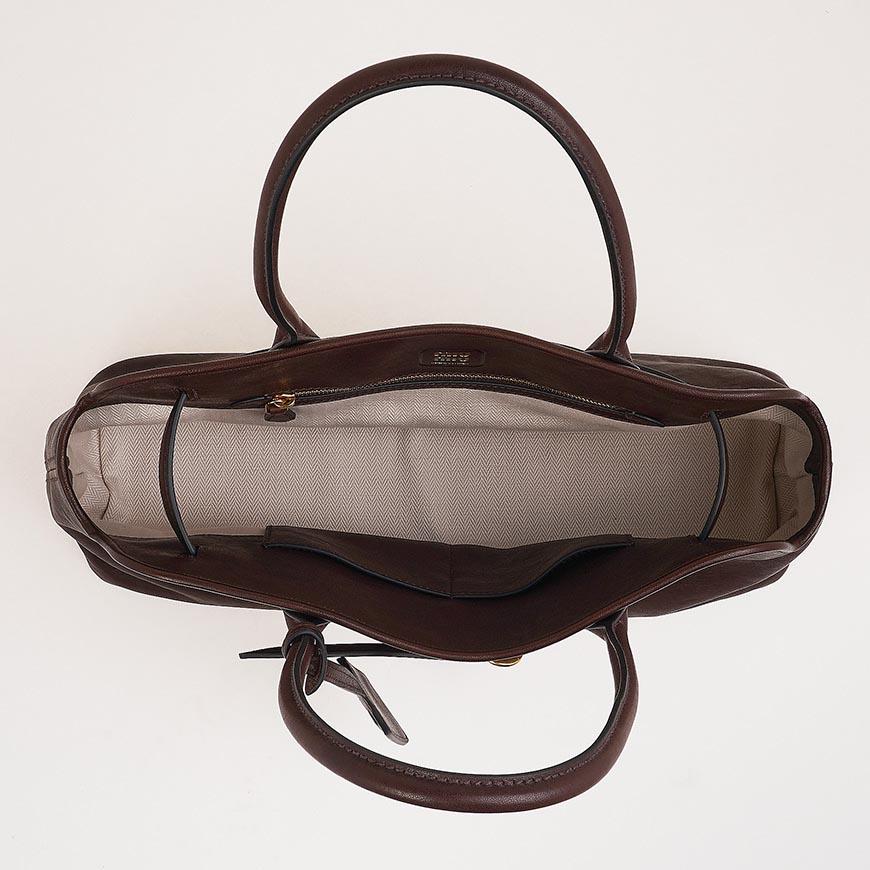 Miu Miu Avant-Garde Nappa Leather Tote Bag for Women