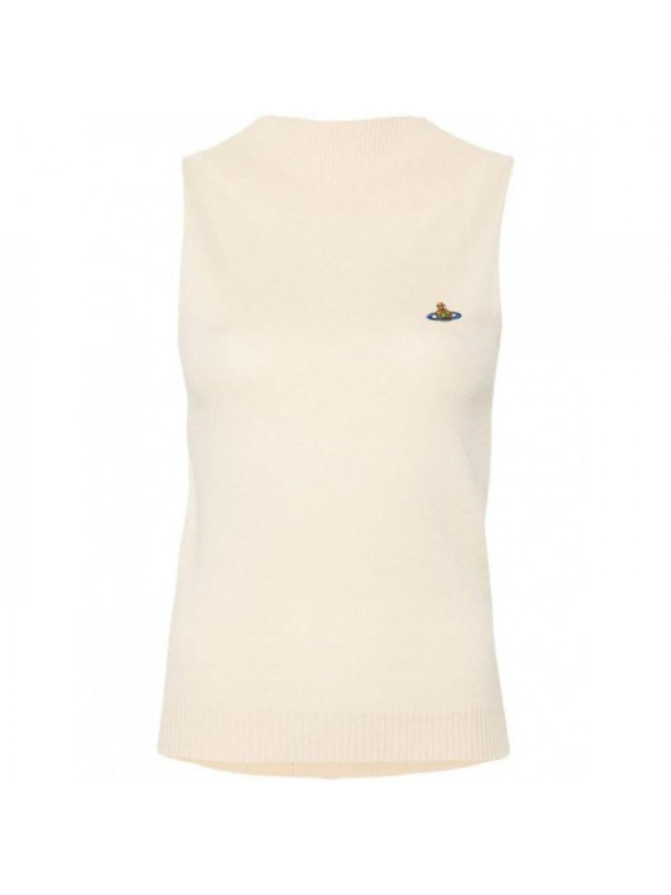 Vivienne Westwood Valentina Top T-Shirt Ivory Cotton