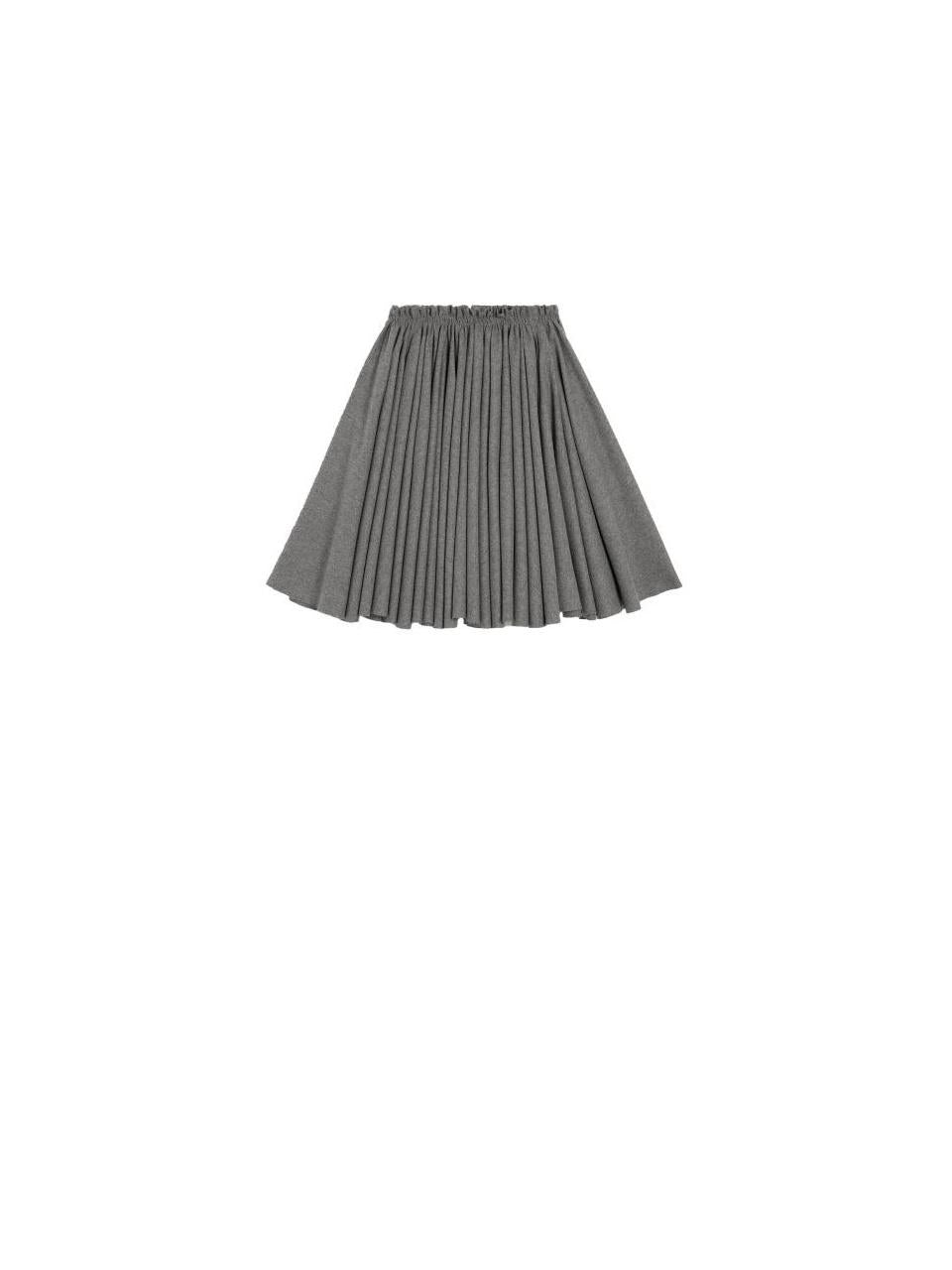 AMI Wool Midi Corolla Skirt FSK444 WV0058 050
