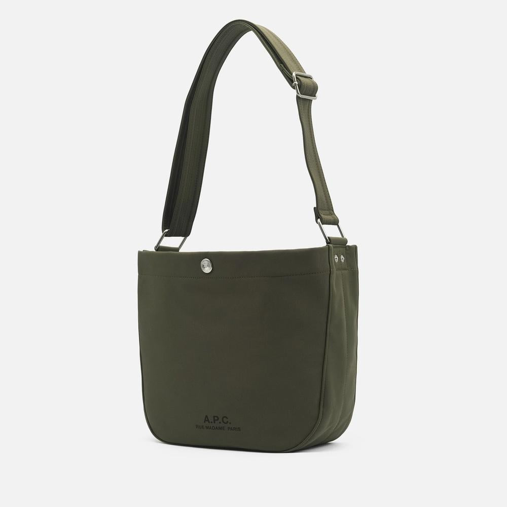 A.P.C. Journal Small Crossbody Bag Black Leather Unisex